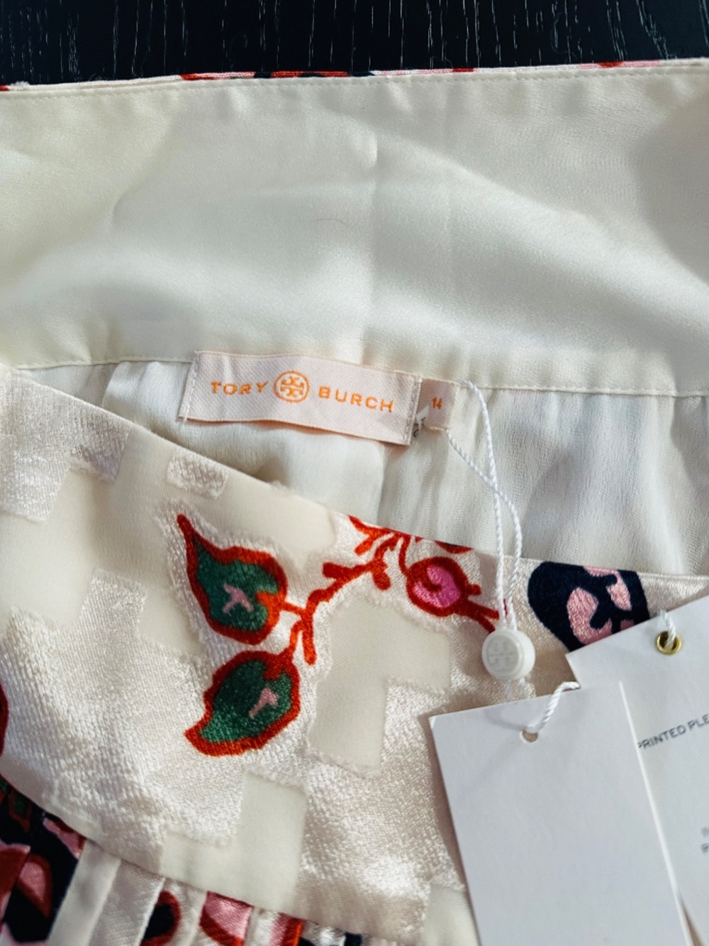 NWT Tory Burch Luxe Pleated Skirt - Picture 8 of 9